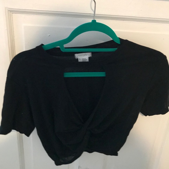 Urban Outfitters black crop top - Picture 1 of 3